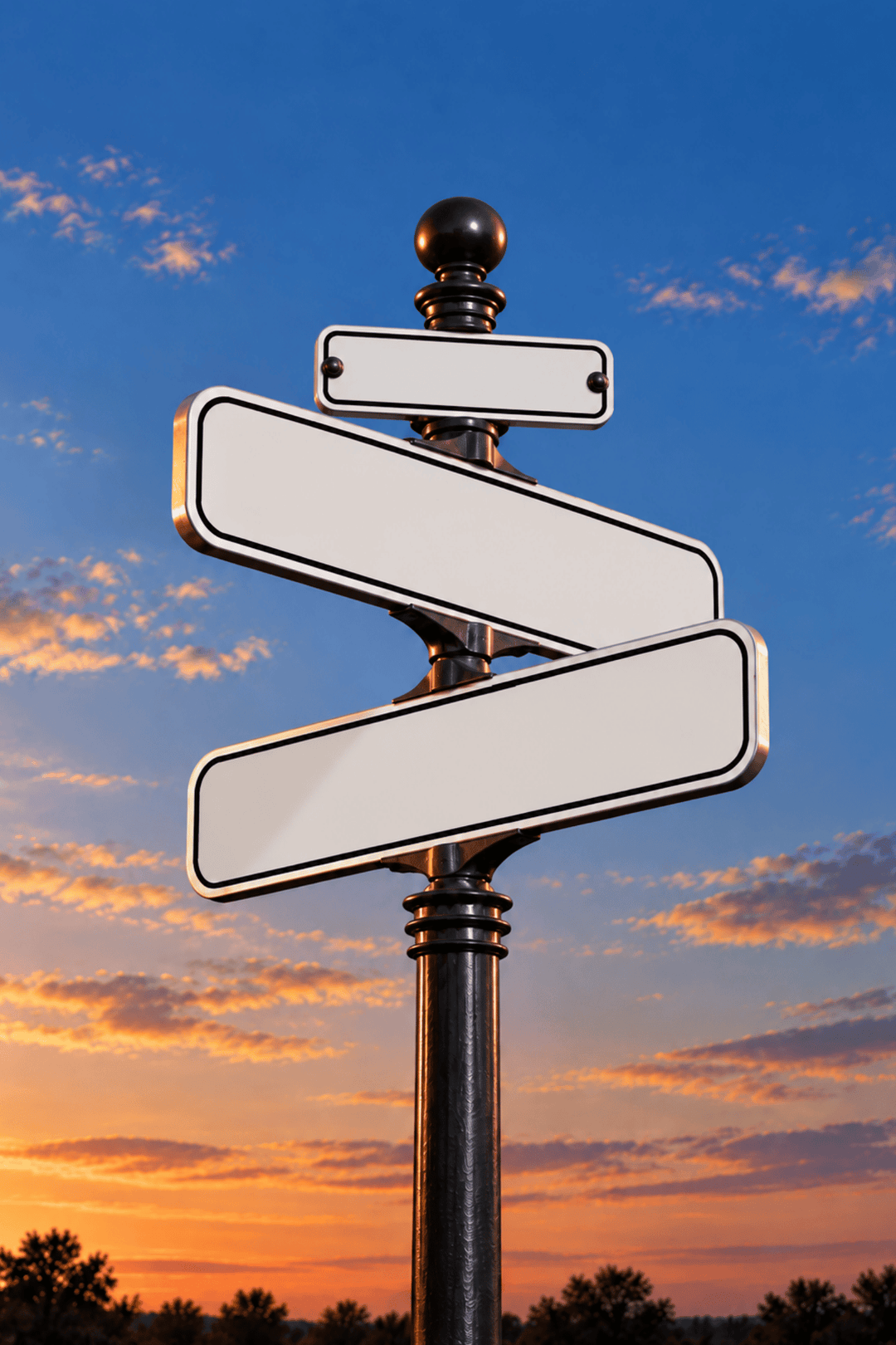 Personalized Family Vibrant Sunset Street Sign Canvas – Custom Names, Dates &amp; Milestones