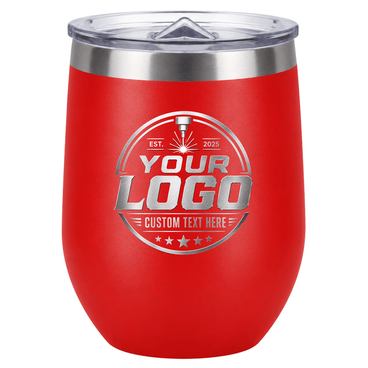 Personalized Laser Engraved | 12 oz Stainless Steel Wine Tumbler