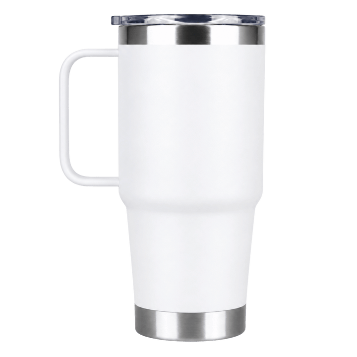Personalized Laser Engraved 20 oz Insulated Tumbler with Handle