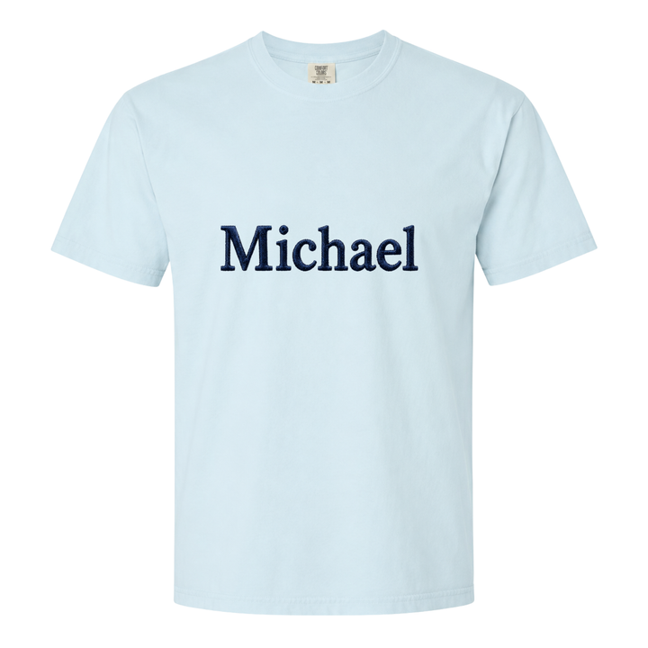 Comfort Colors 1717 Heavyweight Personalized Embroidered Unisex T-Shirt