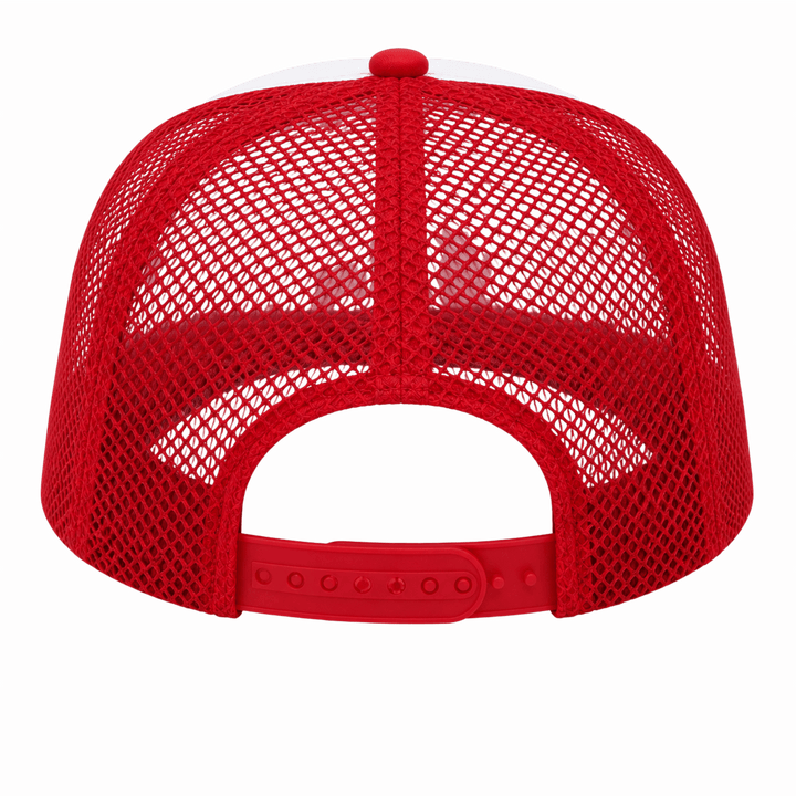 Personalized OTTO CAP 5-Panel Mid Profile Mesh Back Trucker Hat – Custom Embroidered Name &amp; Text Snapback