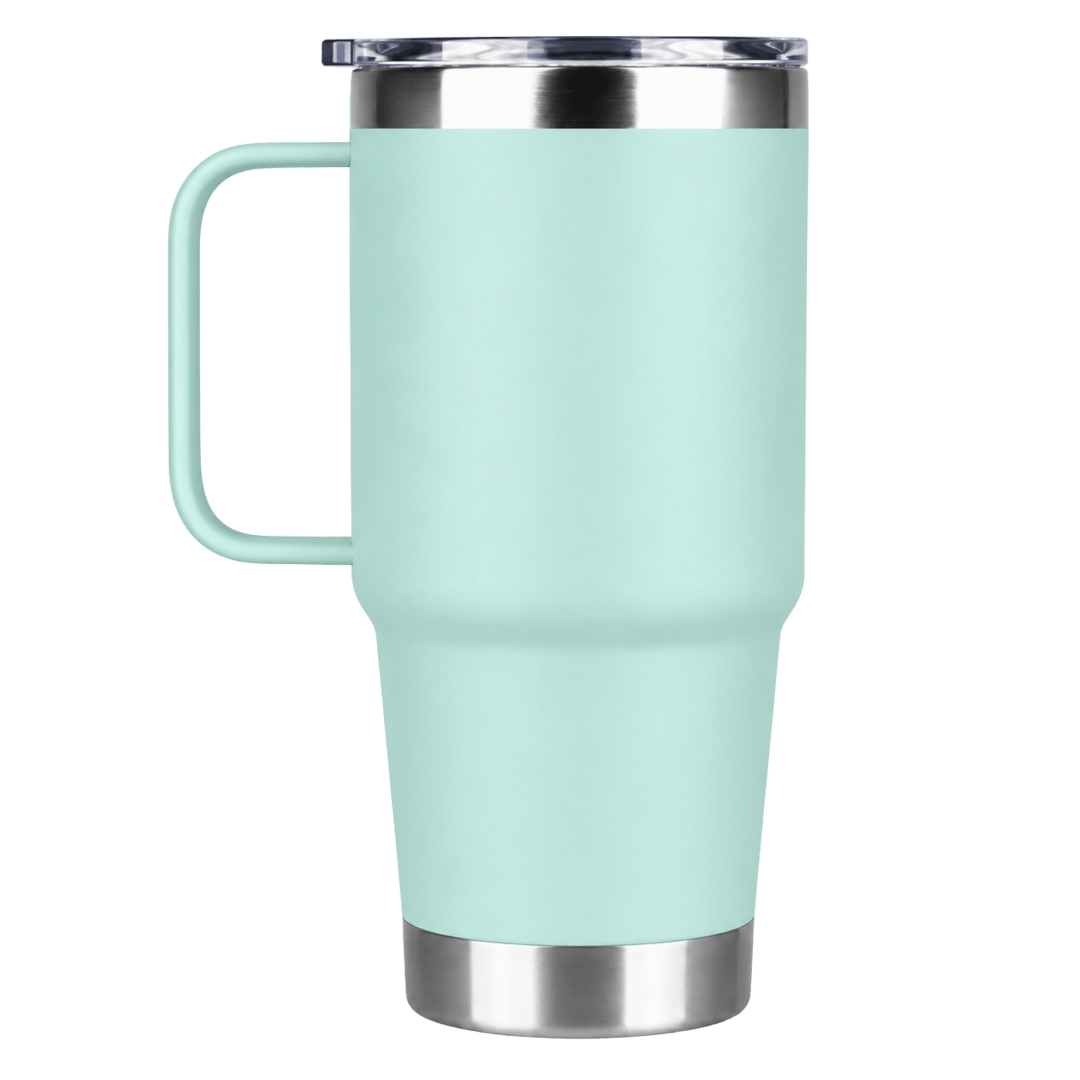 Personalized Laser Engraved 20 oz Insulated Tumbler with Handle