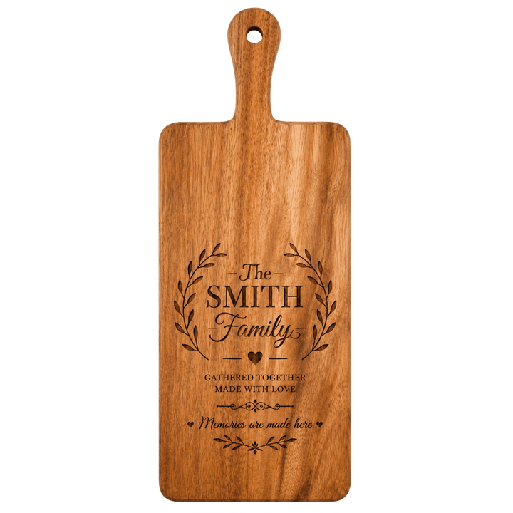 Personalized Wood Cutting Board – Custom Laser Engraved Chopping Board