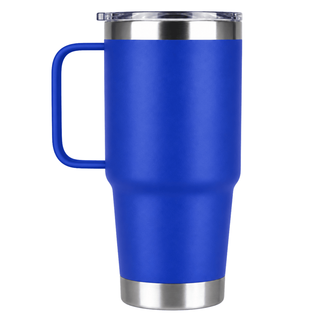 Personalized Laser Engraved 20 oz Insulated Tumbler with Handle