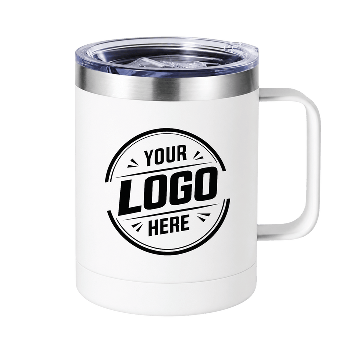 Custom Full Color Print | 12 oz Stainless Steel Tumbler with Handle