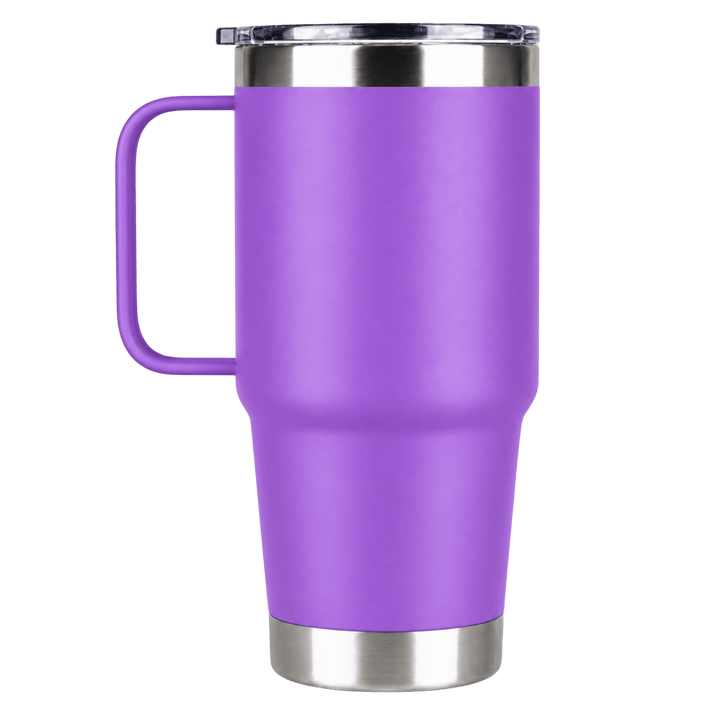 Personalized Laser Engraved 20 oz Insulated Tumbler with Handle
