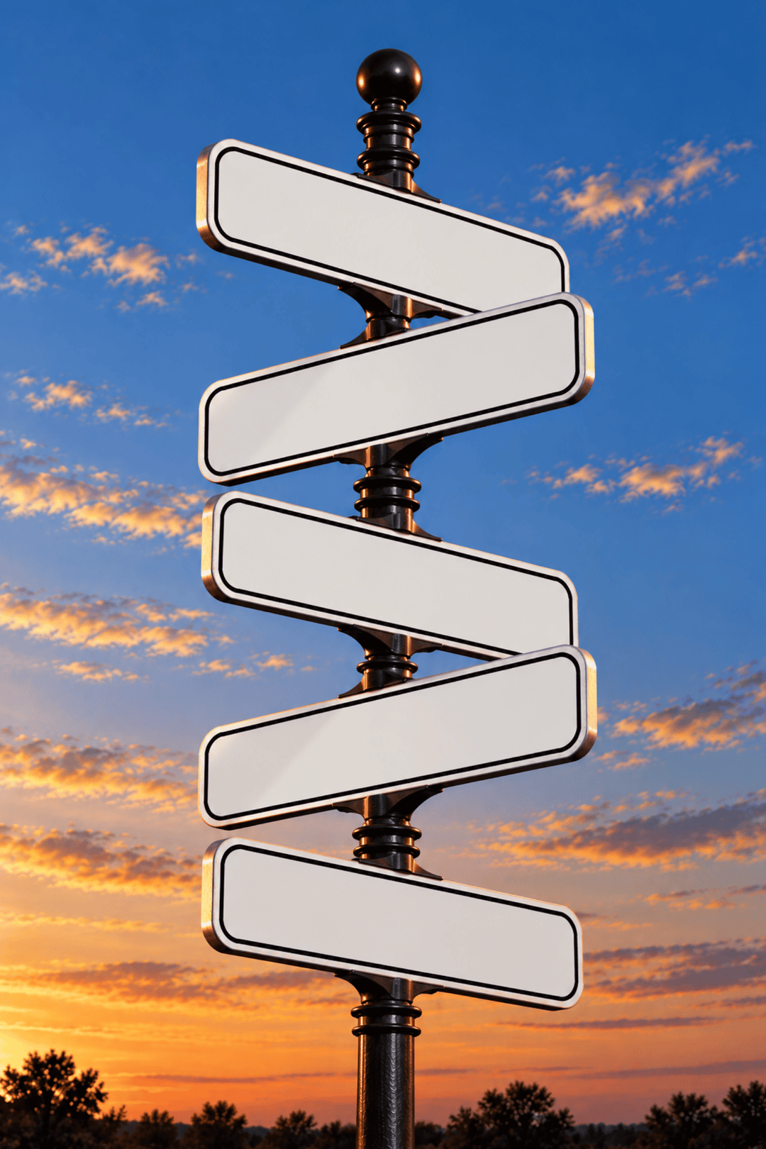 Personalized Family Vibrant Sunset Street Sign Canvas – Custom Names, Dates &amp; Milestones