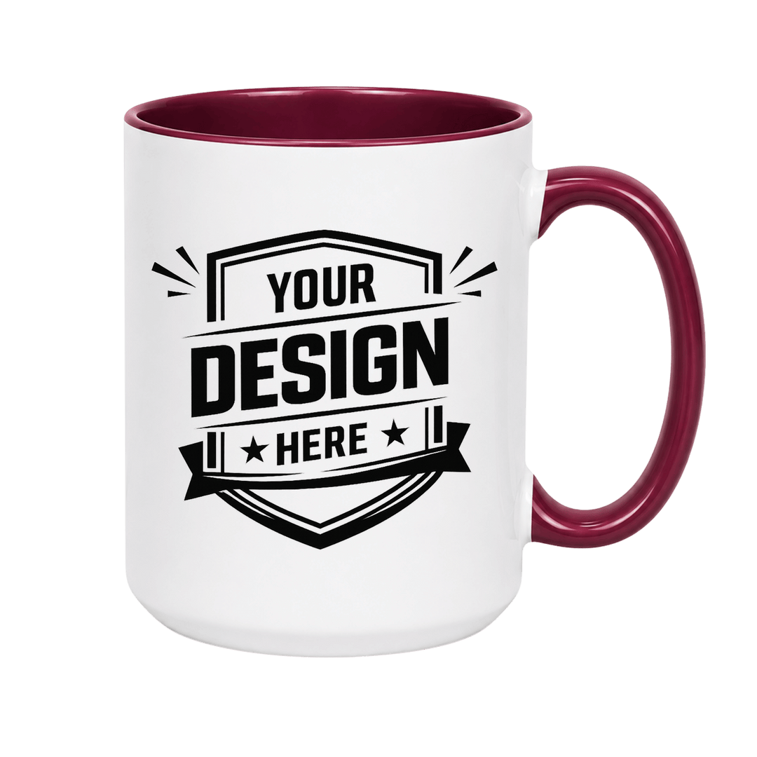 Custom Full Color Print | 11 oz &amp; 15 oz Ceramic Coffee Mug
