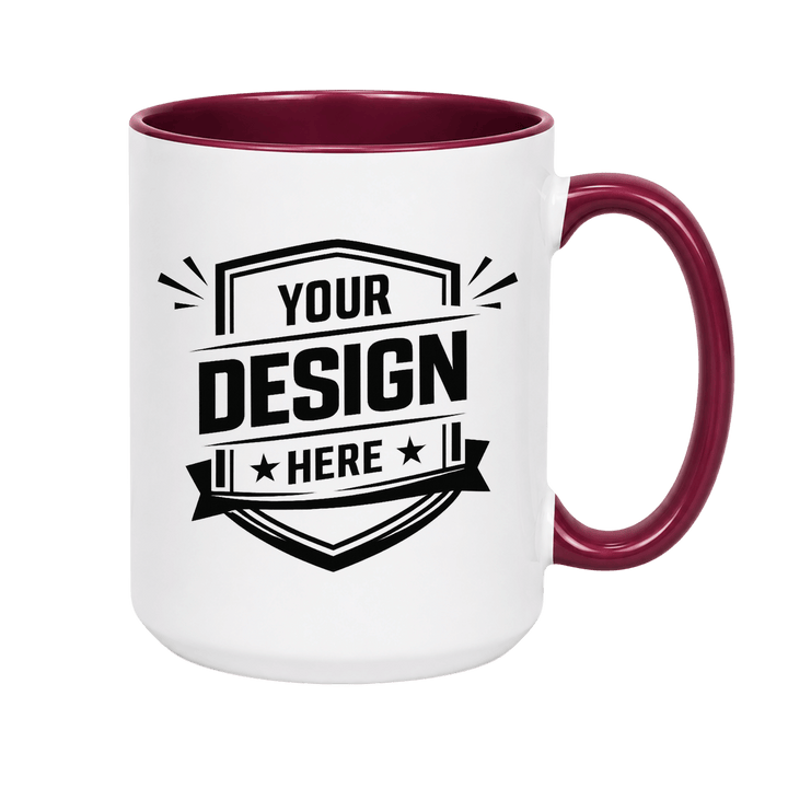Custom Full Color Print | 11 oz &amp; 15 oz Ceramic Coffee Mug