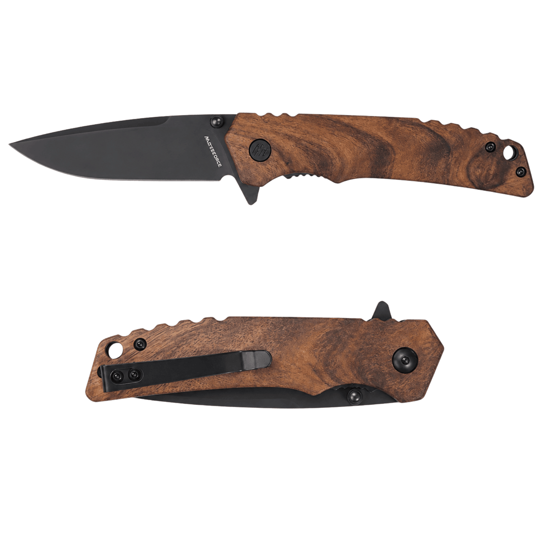 Personalized Engraved Folding Pocket Knife | 7 Wood Handle Models | Custom Name, Monogram &amp; Text | Everyday Carry (EDC) Gift