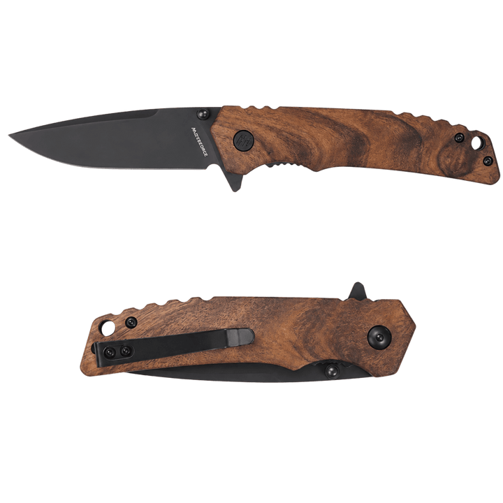 Personalized Engraved Folding Pocket Knife | 7 Wood Handle Models | Custom Name, Monogram &amp; Text | Everyday Carry (EDC) Gift