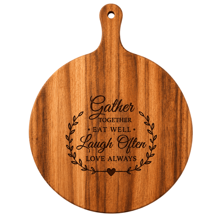 Personalized Wood Cutting Board – Custom Laser Engraved Chopping Board