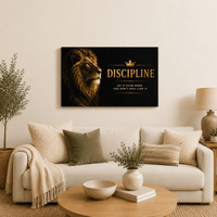 Discipline do it Anyway Canvas Wall Art