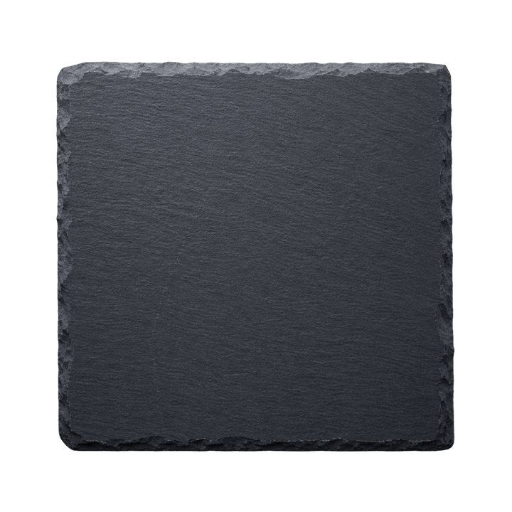 Personalized Natural Slate Coaster – Custom Laser Engraved Stone Drink Coaster