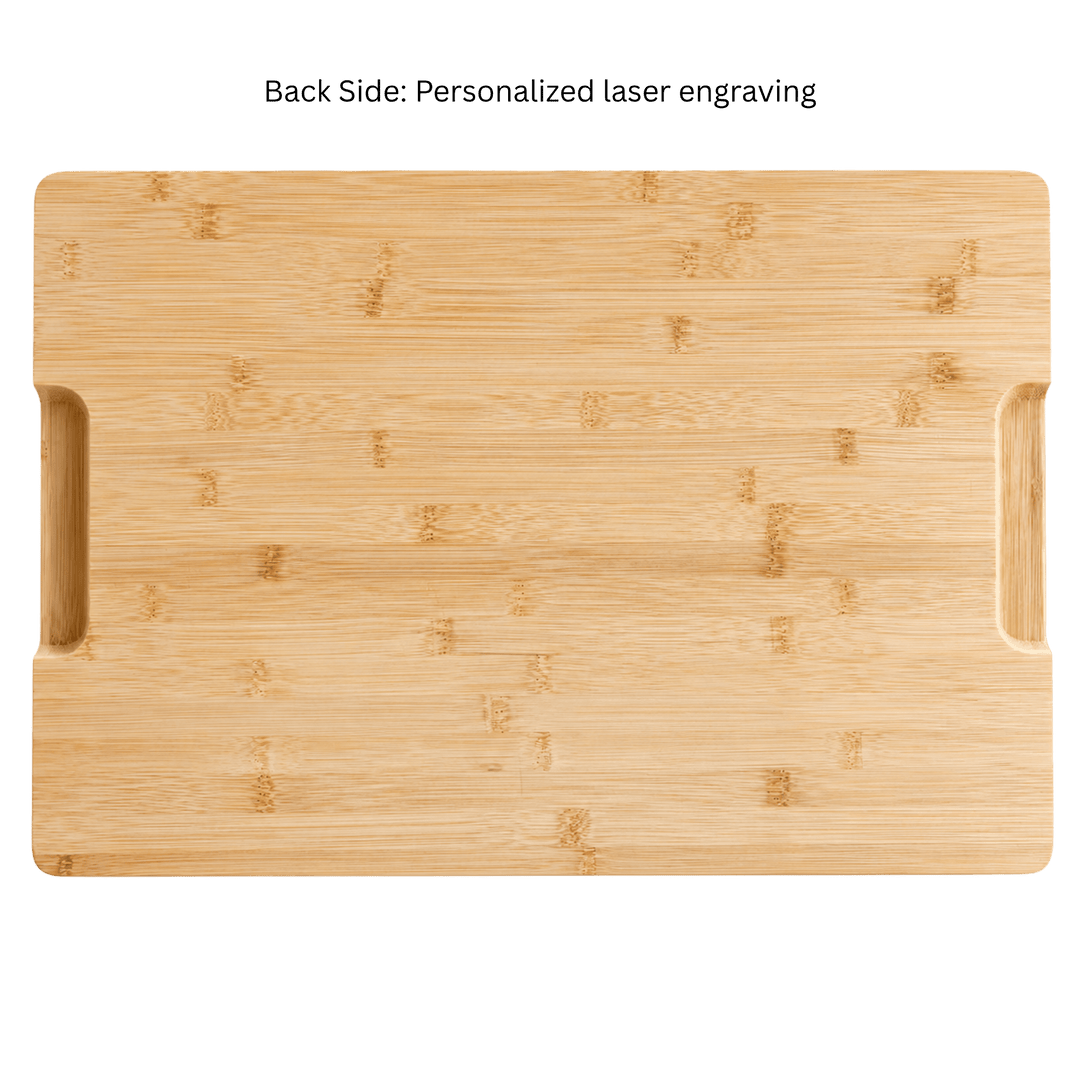 Personalized Wood Cutting Board – Custom Laser Engraved Chopping Board