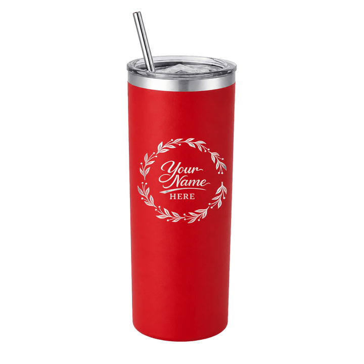 Personalized Laser Engraved | 20 oz Insulated Skinny Tumbler