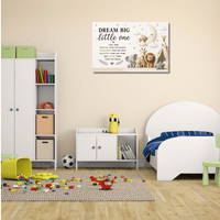 Dream Big Little One Canvas Wall Art