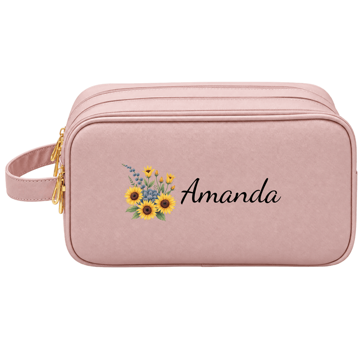 Personalized Large Travel Toiletry Bag – Full Color Custom Print