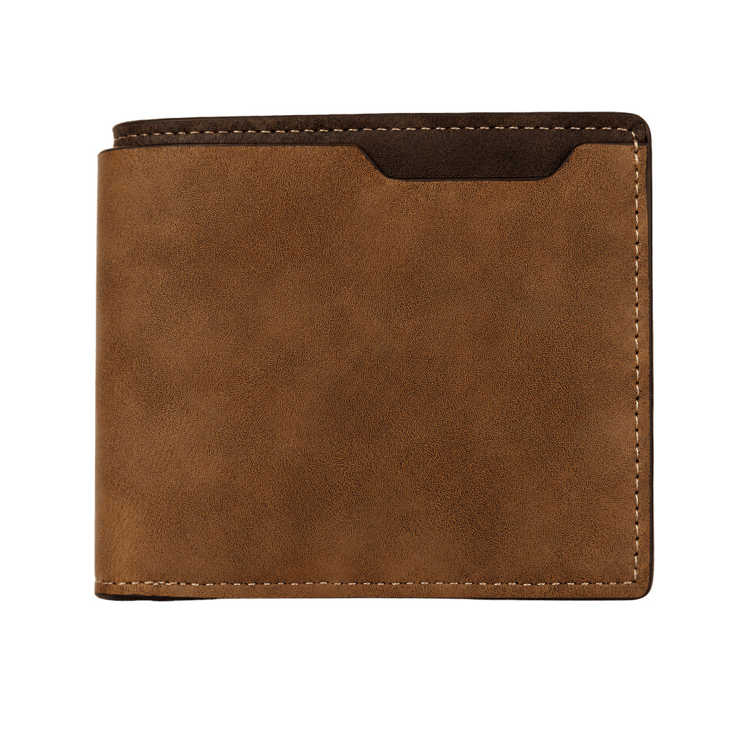 Personalized Leather Wallet | Custom Laser Engraved Bifold Wallet