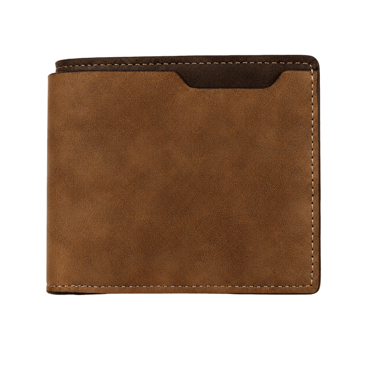 Personalized Leather Wallet | Custom Laser Engraved Bifold Wallet