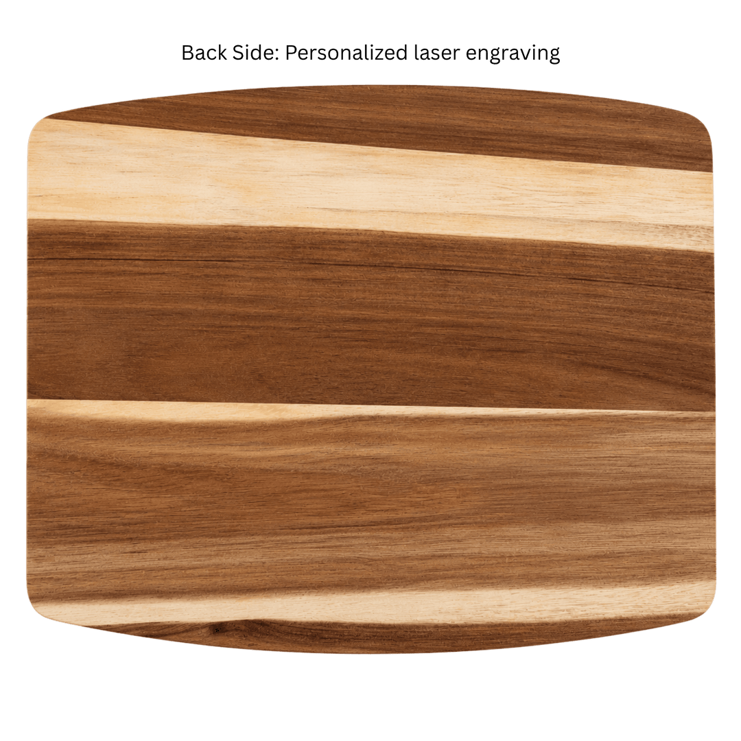 Personalized Wood Cutting Board – Custom Laser Engraved Chopping Board