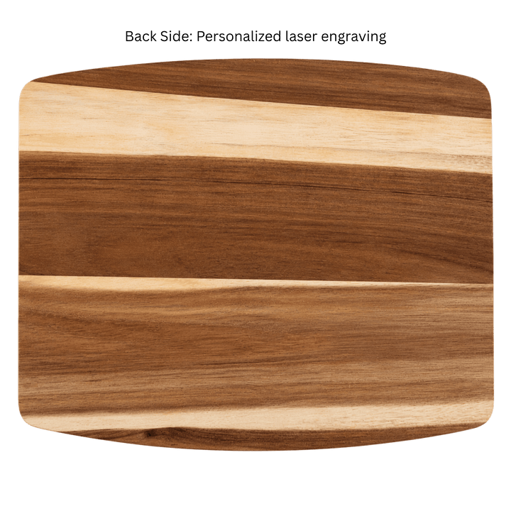 Personalized Wood Cutting Board – Custom Laser Engraved Chopping Board
