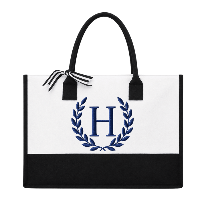 Personalized Large Canvas Tote Bag | Full Color Print