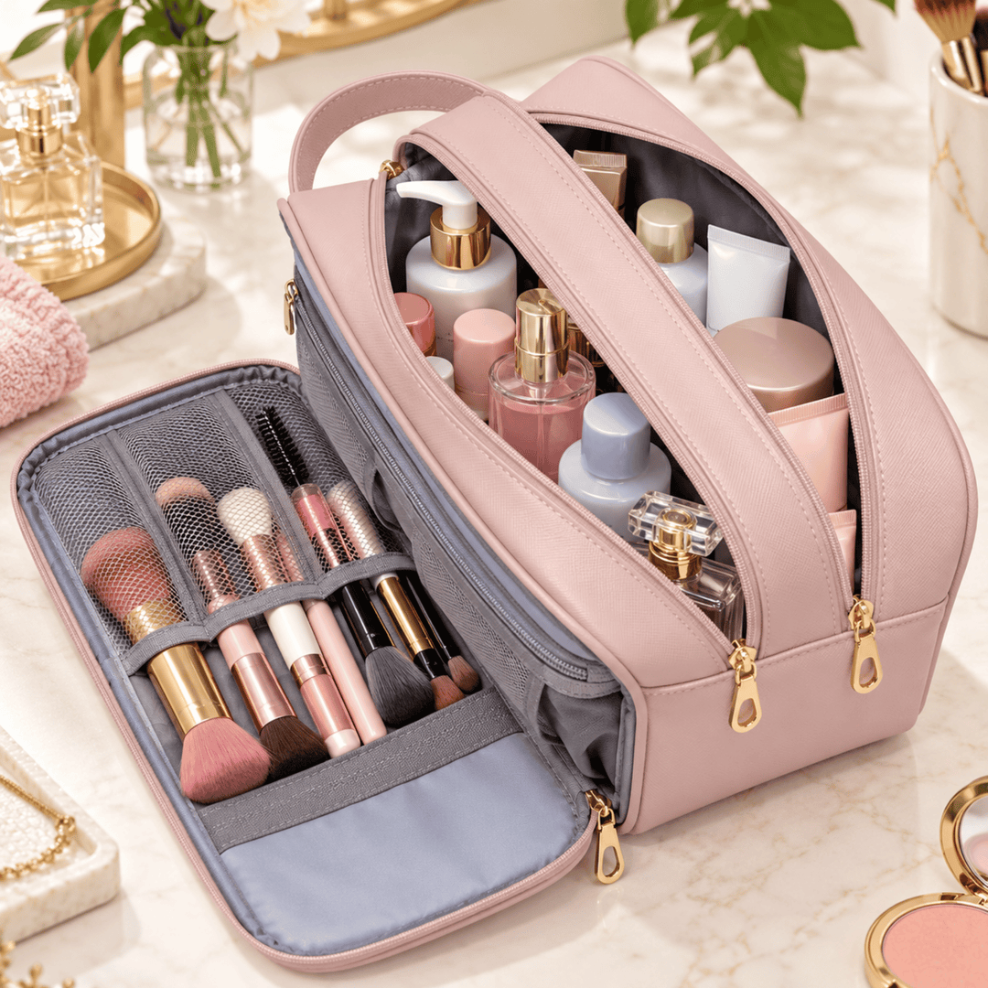 Personalized Large Travel Toiletry Bag – Full Color Custom Print