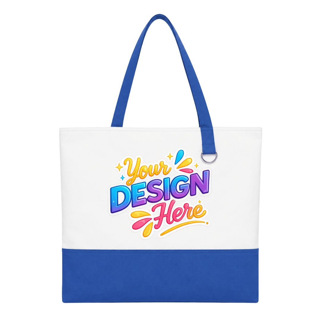 Personalized Canvas Tote Bag with Zipper | Full Color Print