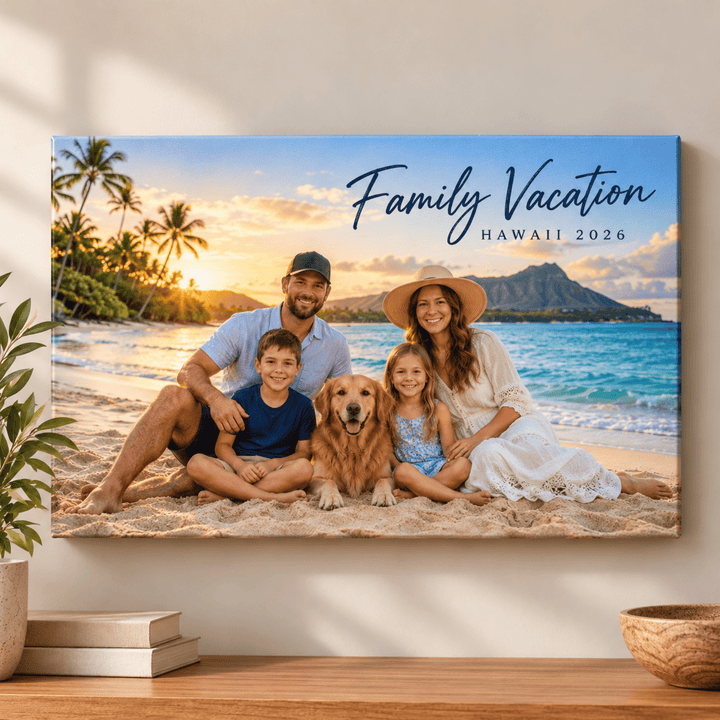 Custom Photo Canvas Print – Personalized Gallery-Wrapped Canvas from Your Photo