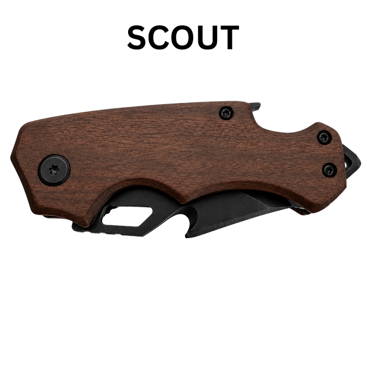 Personalized Engraved Folding Pocket Knife | 7 Wood Handle Models | Custom Name, Monogram &amp; Text | Everyday Carry (EDC) Gift