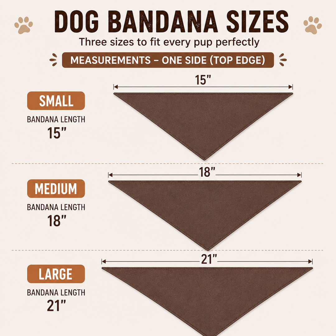 Personalized Dog Bandana - Custom Full Color Print