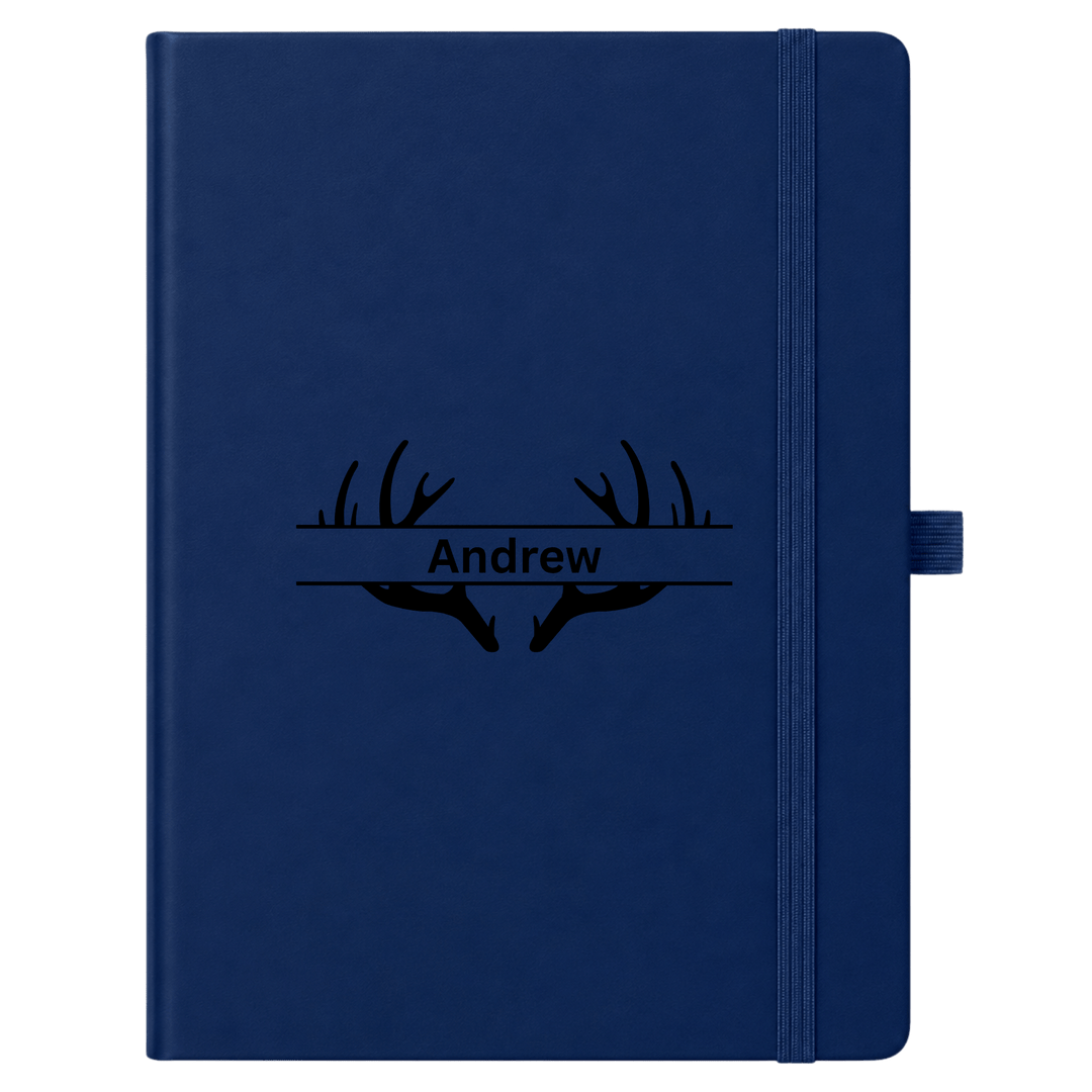 Personalized Hardcover Journal | Custom Laser Engraved Lined Notebook