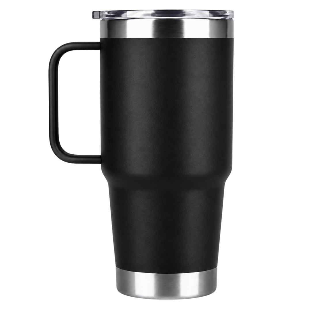 Personalized Laser Engraved 20 oz Insulated Tumbler with Handle