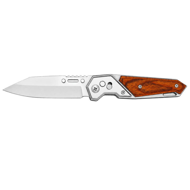 Personalized Engraved Folding Pocket Knife | 7 Wood Handle Models | Custom Name, Monogram &amp; Text | Everyday Carry (EDC) Gift