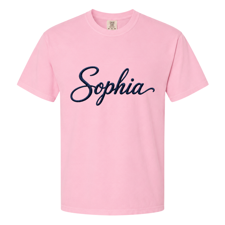 Comfort Colors 1717 Heavyweight Personalized Embroidered Unisex T-Shirt