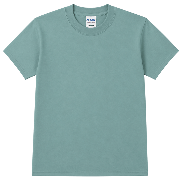 Personalized Gildan G500B Youth Heavy Cotton™ T-Shirt – Custom Embroidered Unisex Kids Tee | Name, Monogram &amp; Text