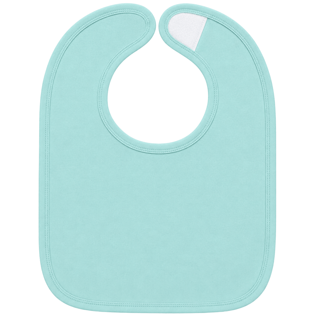 Custom Full Color Baby Bib, Rabbit Skins Infant Bib, Custom Graphic Photo Text Baby Shower Gift