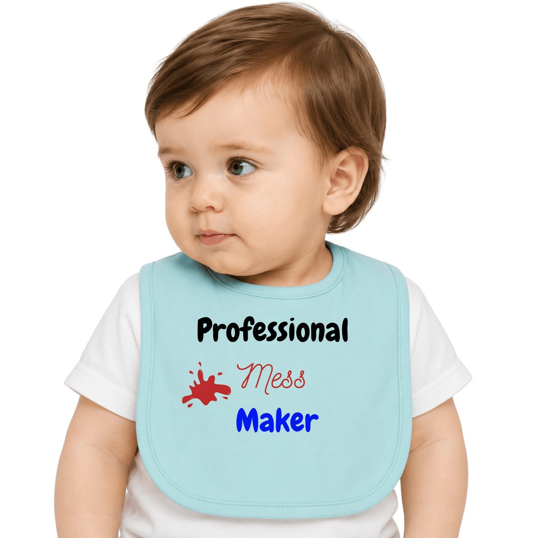 Custom Full Color Baby Bib, Rabbit Skins Infant Bib, Custom Graphic Photo Text Baby Shower Gift