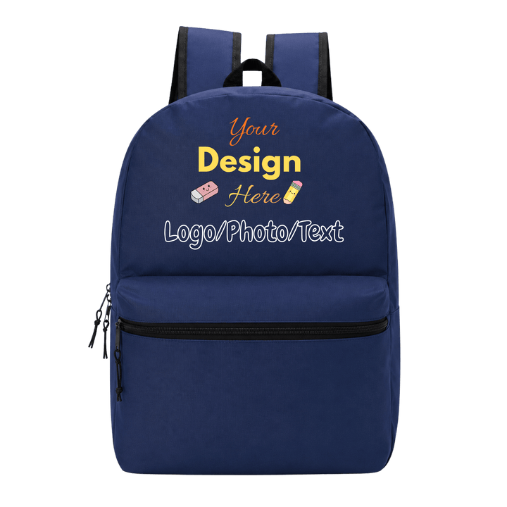 Custom Printed Classic Backpack – Full Color DTF Personalized School &amp; Promotional Book Bag