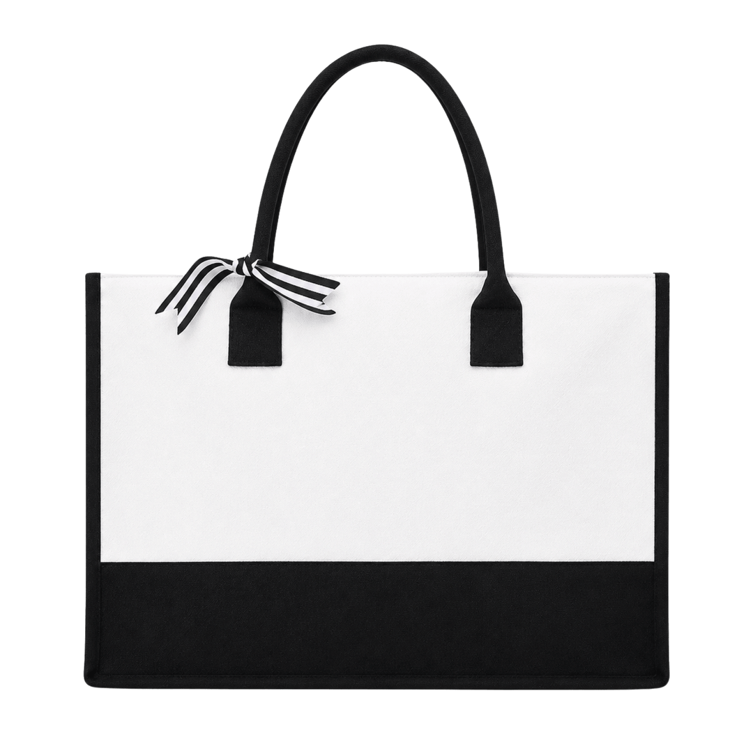 Personalized Large Canvas Tote Bag | Full Color Print
