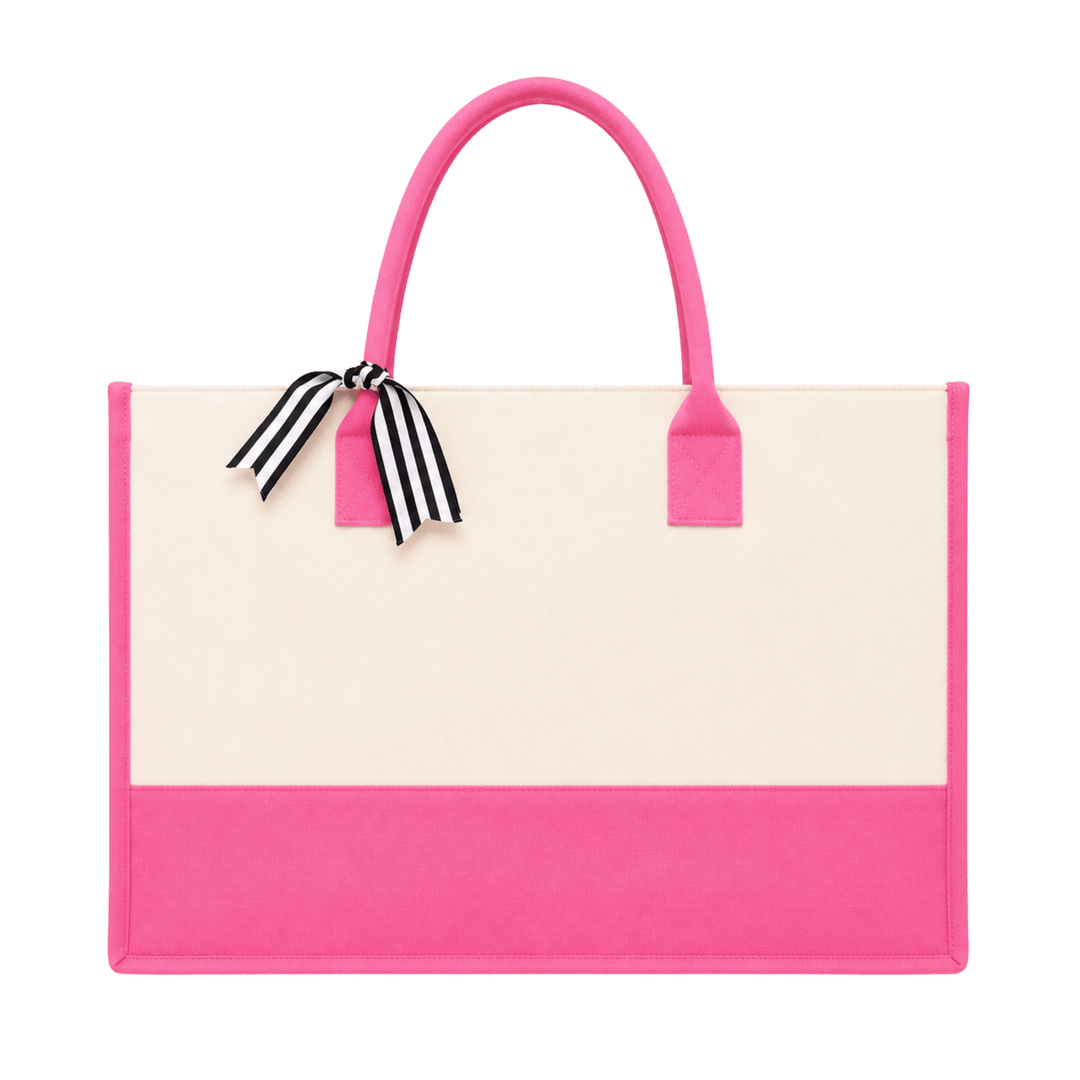 Personalized Large Canvas Tote Bag | Full Color Print