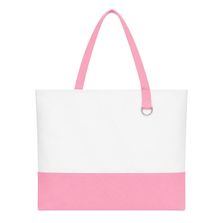 Personalized Embroidered Canvas Tote Bag with Zipper - Custom Name, Initials &amp; Monogram