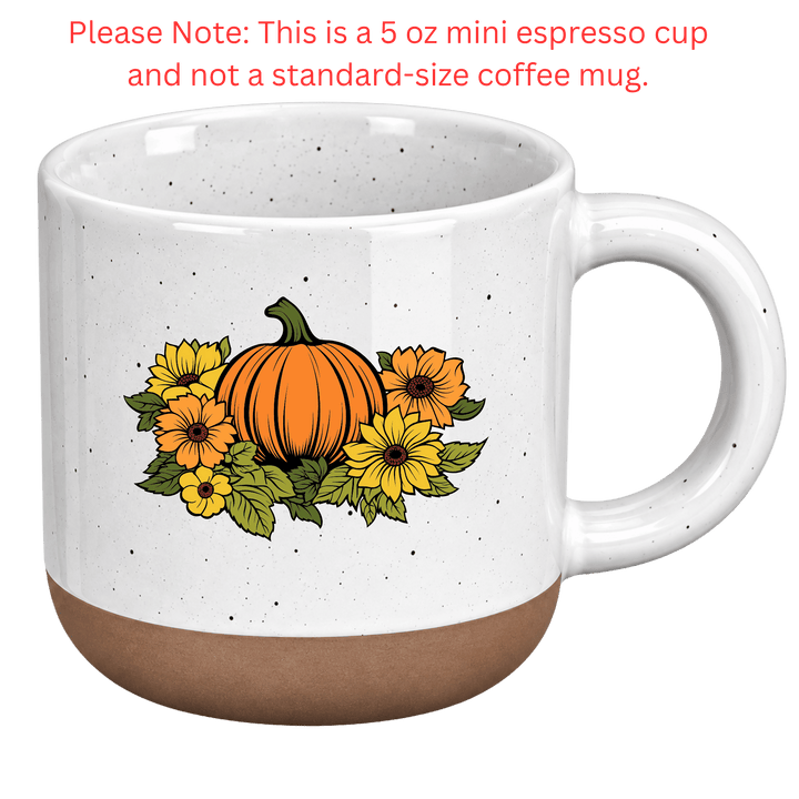 Personalized 5 oz Ceramic Espresso Cup with Handle – Full Color UV Print