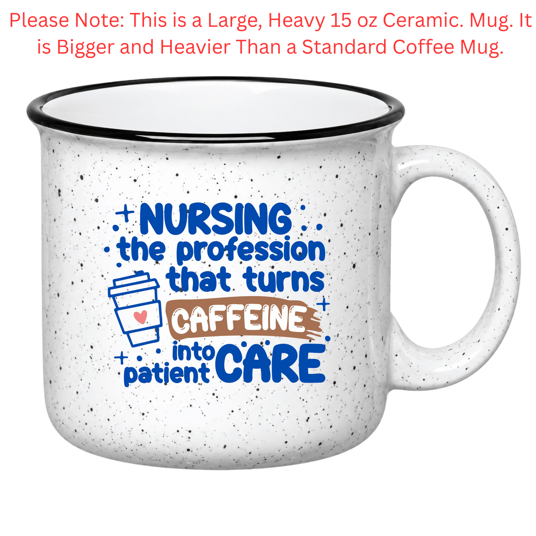 Personalized 15 oz Ceramic Campfire Mug – Full-Color Custom Coffee &amp; Tea Mug