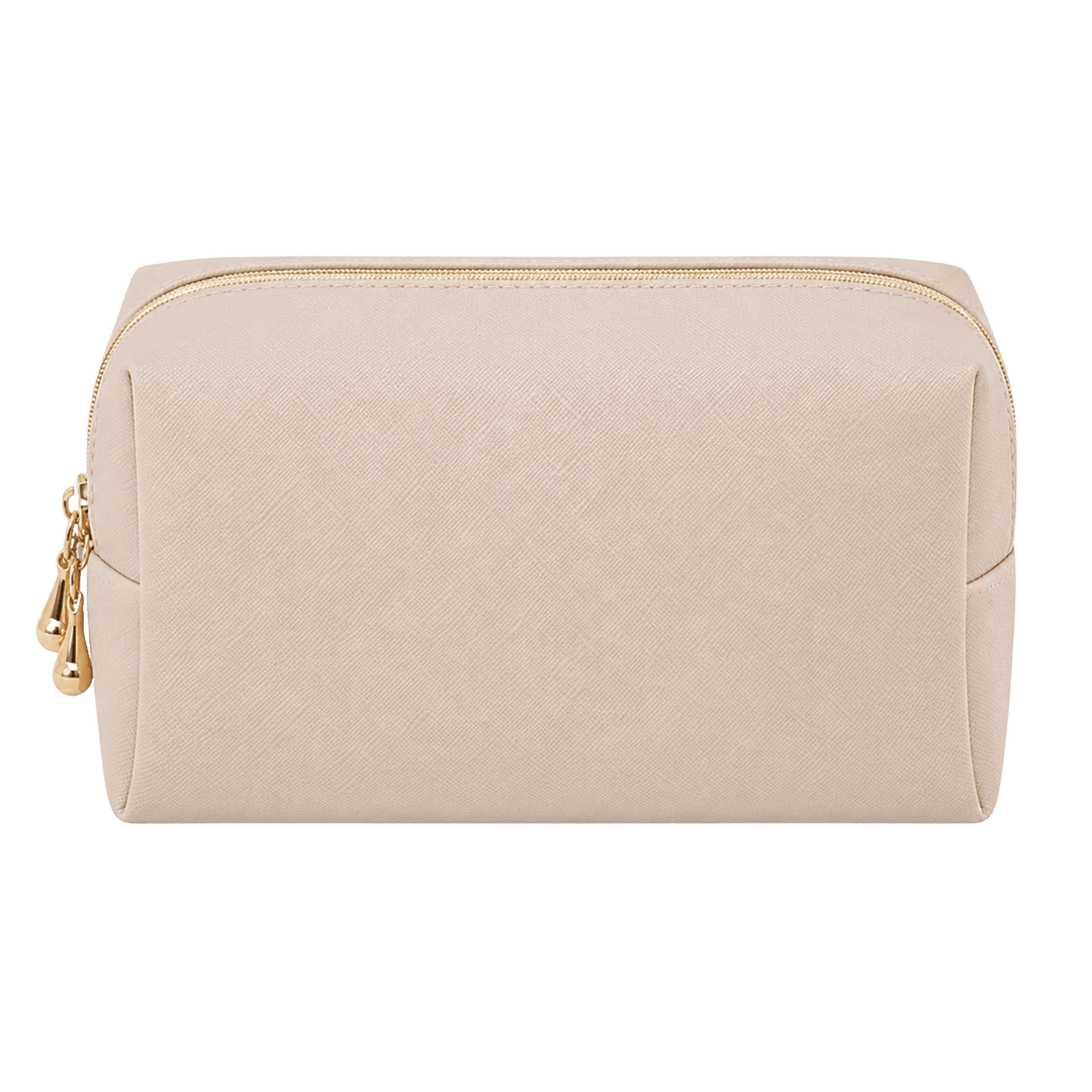 Personalized Makeup Bag | Laser Engraved PU Leather Cosmetic Pouch