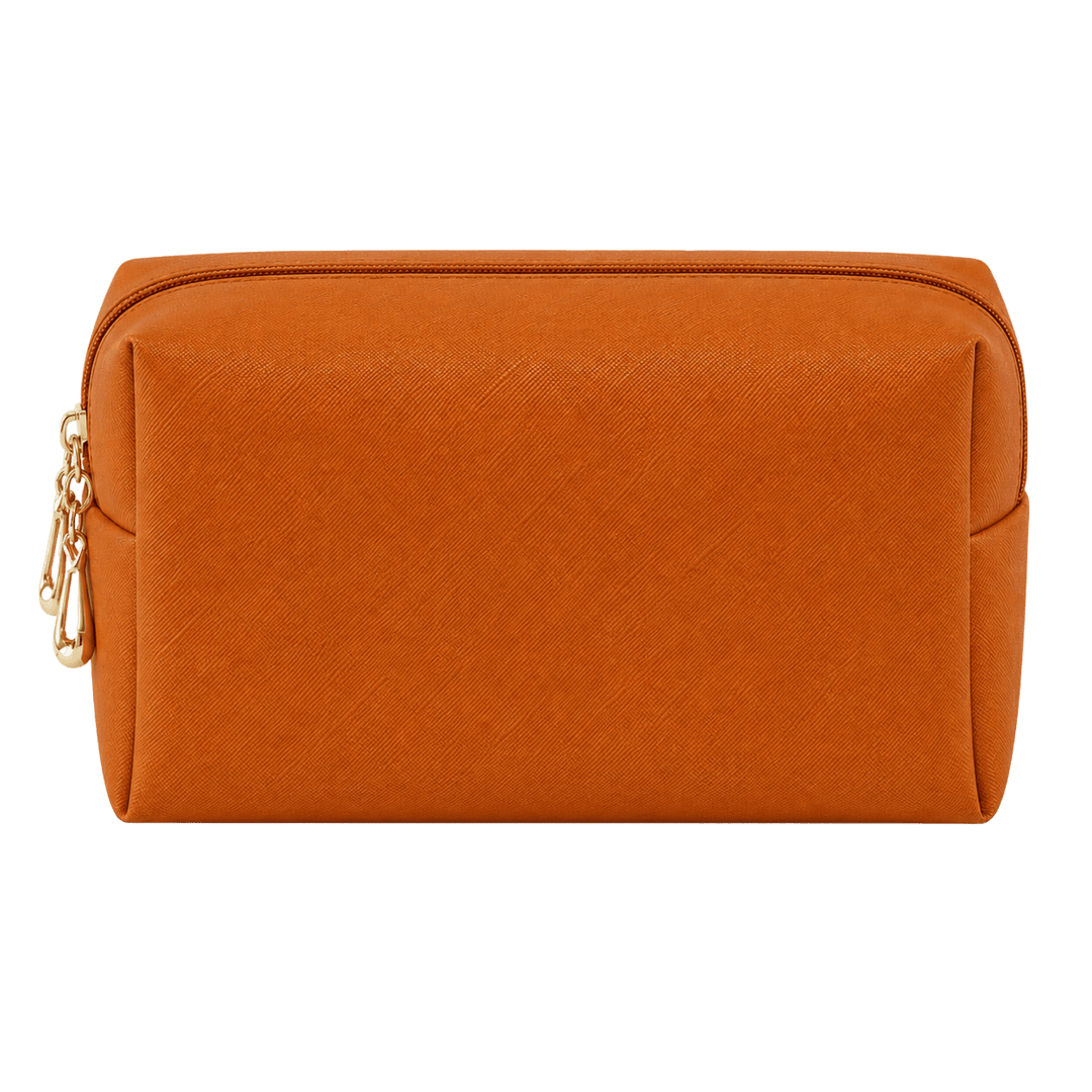 Personalized Makeup Bag | Laser Engraved PU Leather Cosmetic Pouch