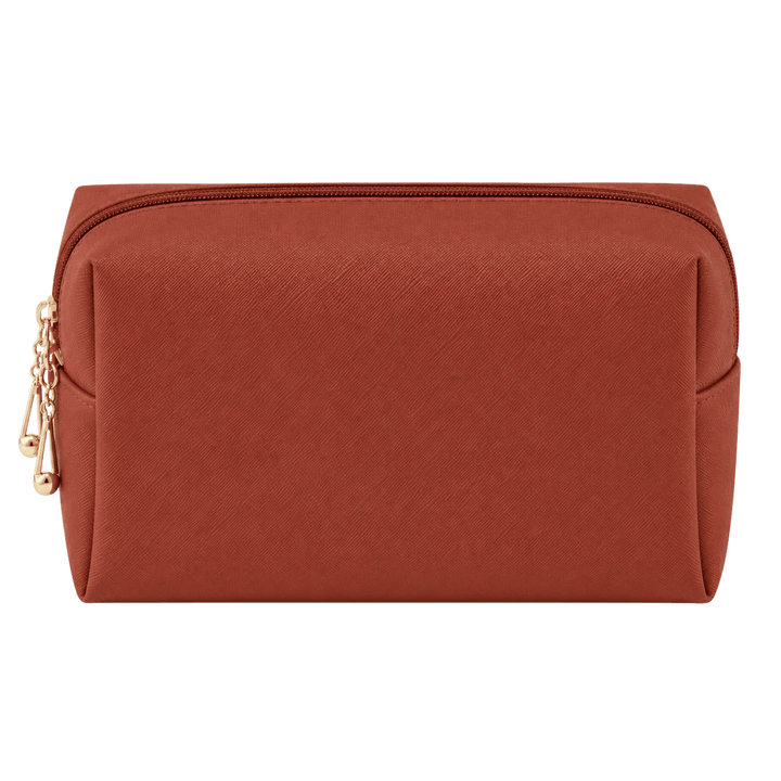 Personalized Makeup Bag | Laser Engraved PU Leather Cosmetic Pouch