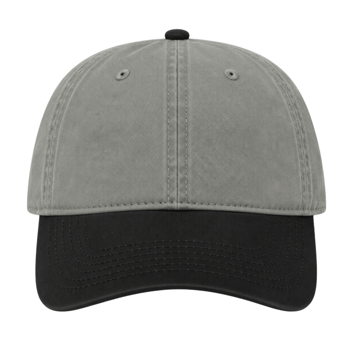 Personalized OTTO CAP 6-Panel Low Profile Dad Hat – Custom Laser Engraved Leatherette Patch Adjustable Cap