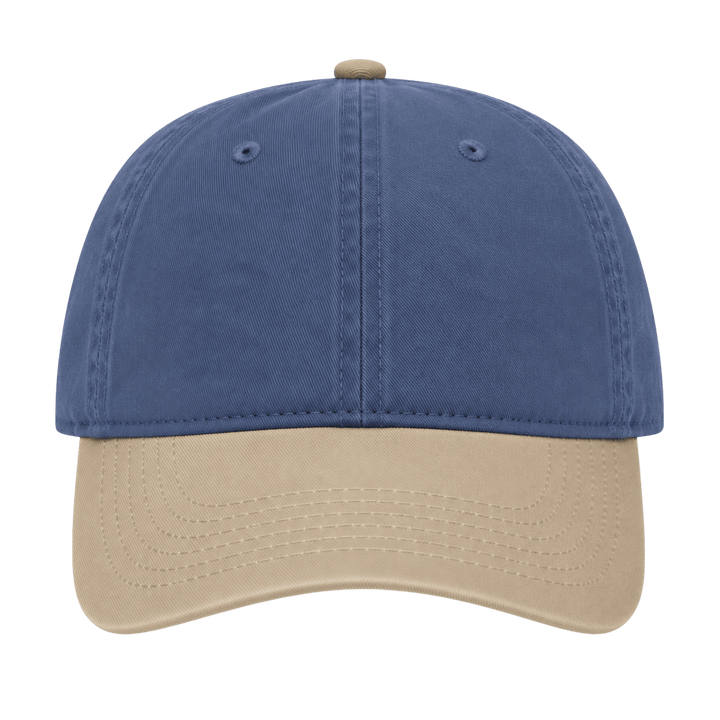 Personalized OTTO CAP 6-Panel Low Profile Dad Hat – Custom Laser Engraved Leatherette Patch Adjustable Cap
